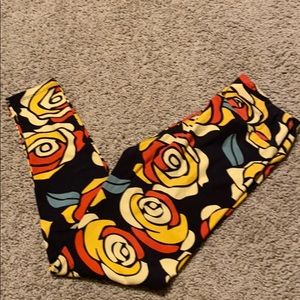 LuLaRoe rose leggings